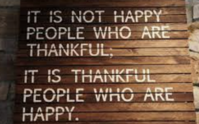 Giving Thanks and Being Grateful Can Make You Happier
